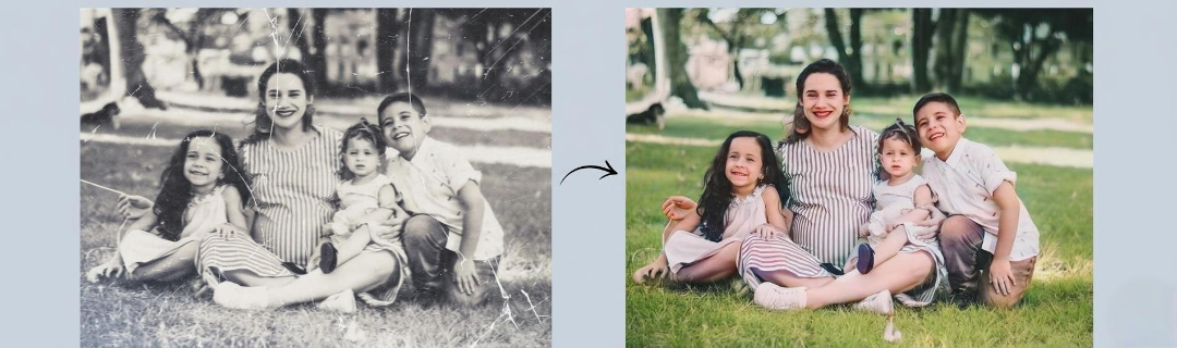 Alte Fotos mit Fotor restaurieren mobil