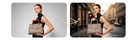 Bannerbild fuer KI Foto H Intergrund Aendern mit Fotor mobil