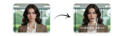 faire parler une photo avec l'IA dans Fotor