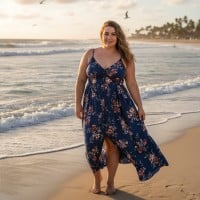 A fat lady in a flowery dress thumbnail