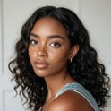 A thumbnail of a black woman with facial blemishes