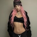 A thumbnail of a cool girl showing her midriff