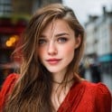 An thumbnail of a beautiful woman with brown hair