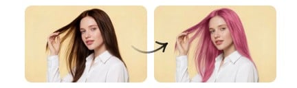 Changer couleur cheveux photo en ligne