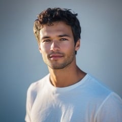 Thumbnail image featuring a man with a white shirt