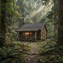 Thumbnail of a house in the forest
