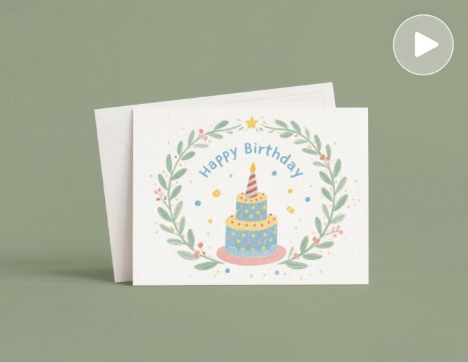 Postcard Mockup Video