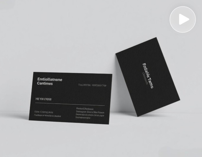Business Card Mockup Video