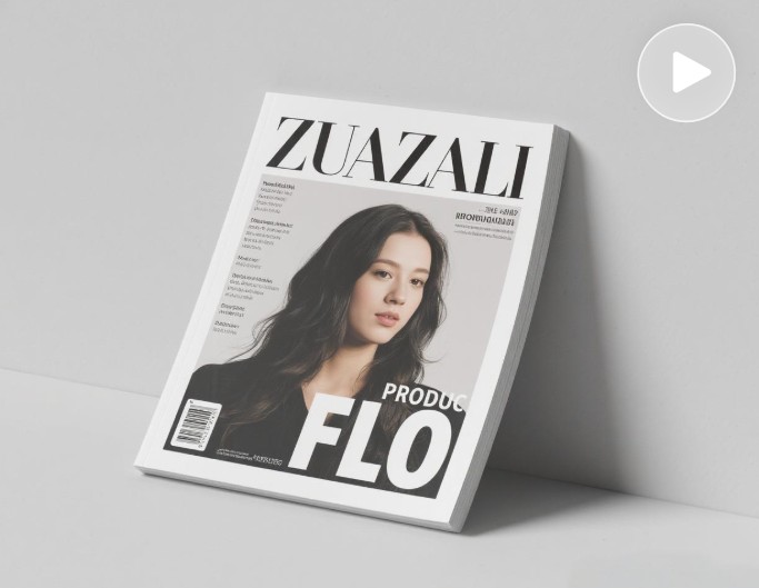 Magazine Video Mockup