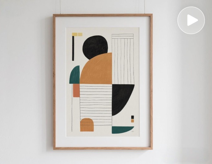 Video Mockup for Wall Art