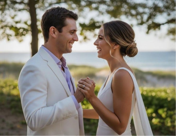 AI Modern Wedding Photo