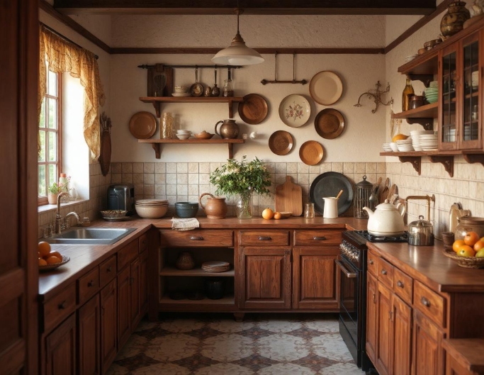 AI Traditional Kitchen Design