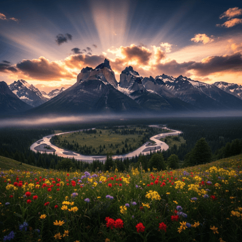 AI landscape Photography