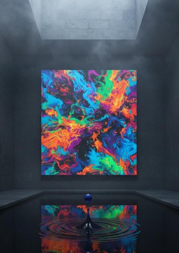 Abstract Poster Mockup