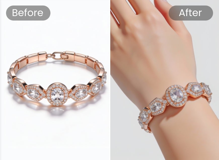 Add Bracelet to Photo