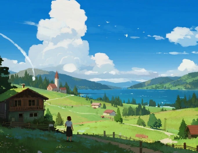 Anime-Hintergründe & Wallpaper