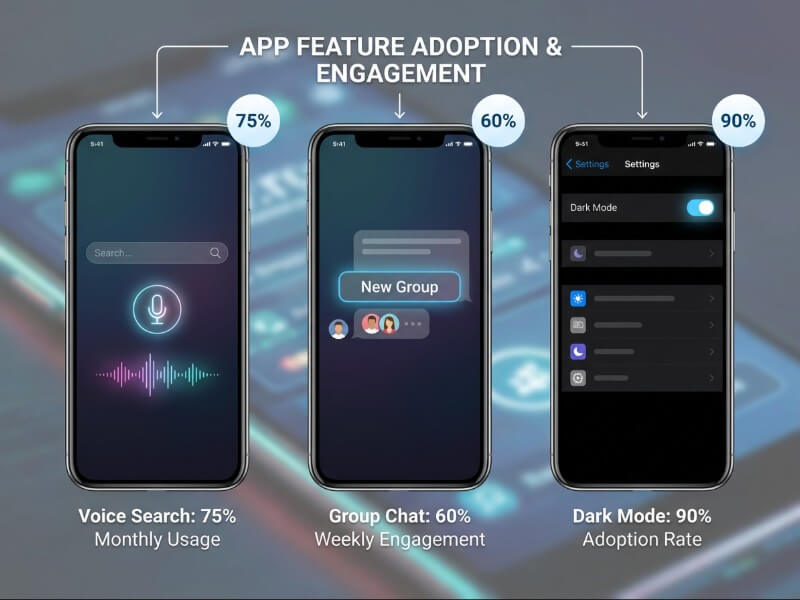 App Feature Usage Distribution