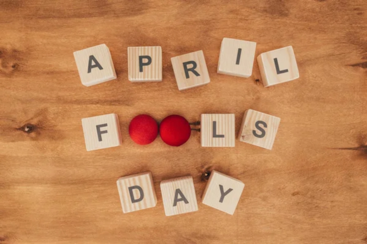 April Fools Day Alphabet Creative Picture