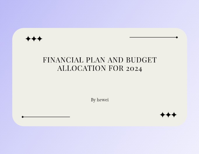 Beige Financial Plan for 2024 Template