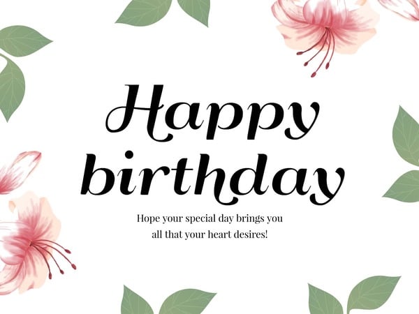 Birthday Card Maker - Make Birthday Card Design Online | Fotor