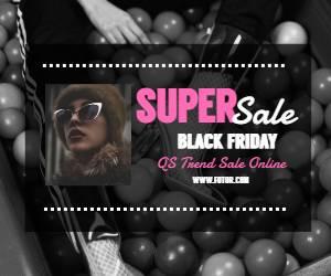 Black Friday Clothes Store Sale Website Display Ad Banner Medium Rectangle