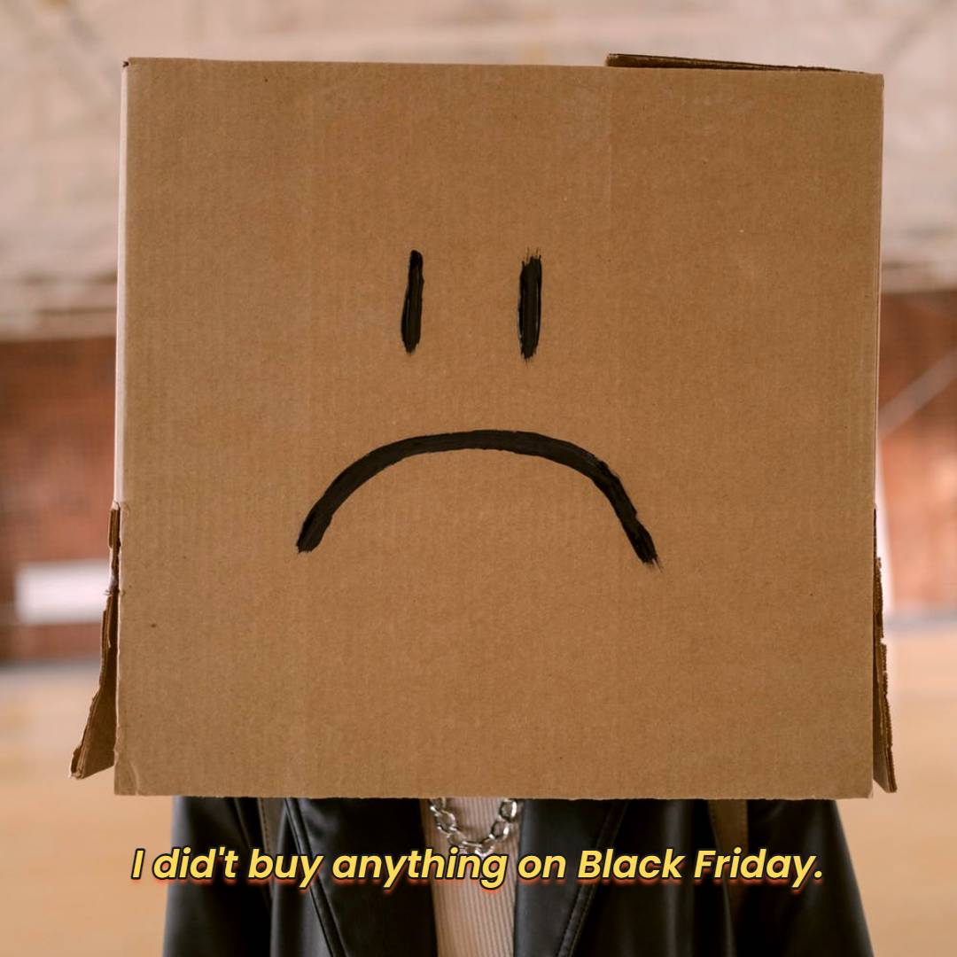 Black Friday Meme Sad