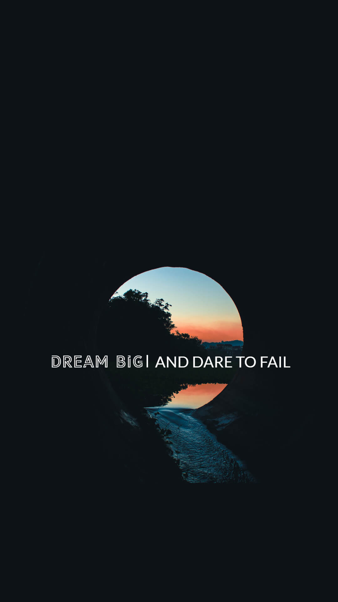 Black Mobile Wallpaper Template