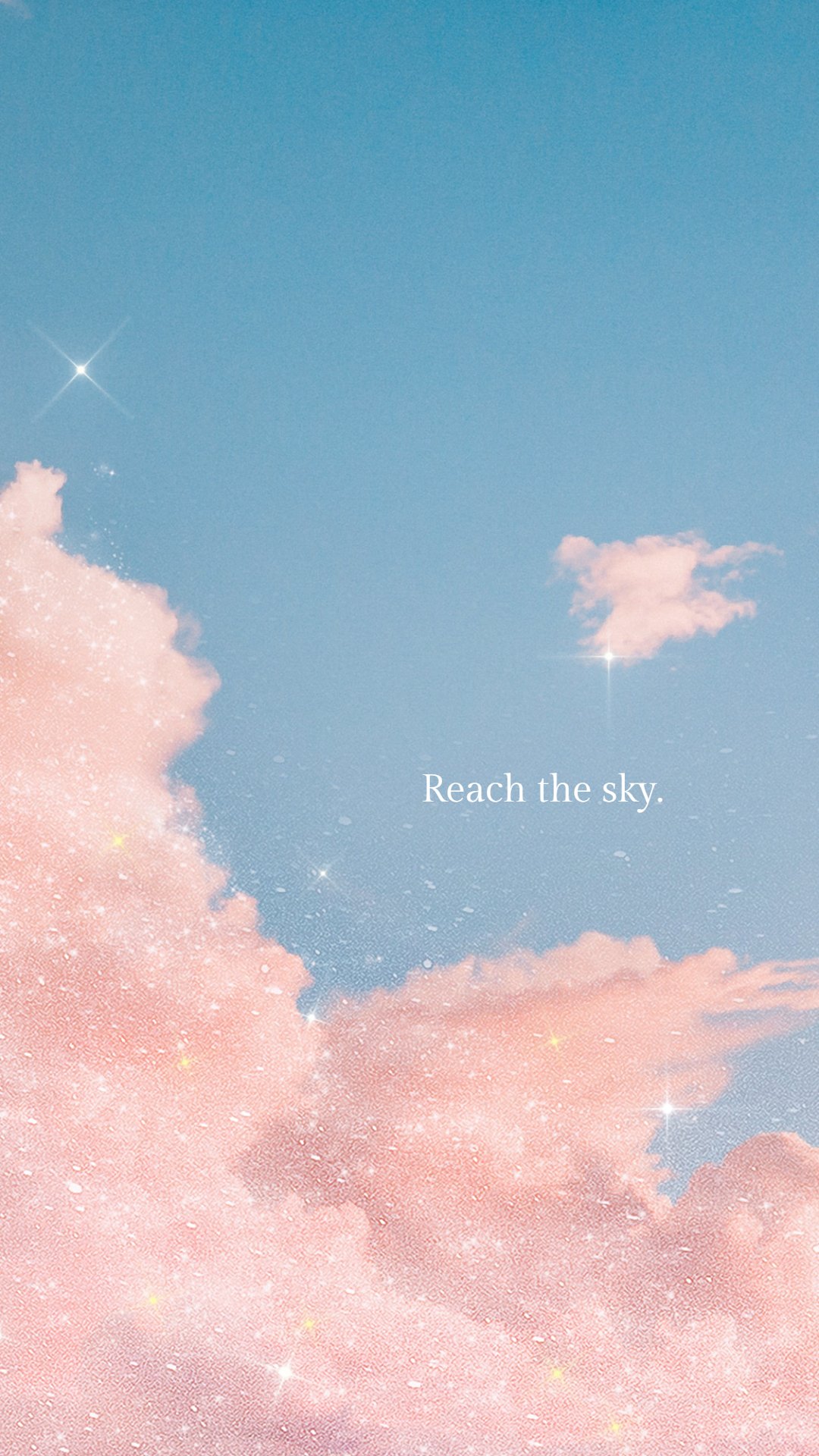 Blue And Pink Aesthetic Cloudy Sky