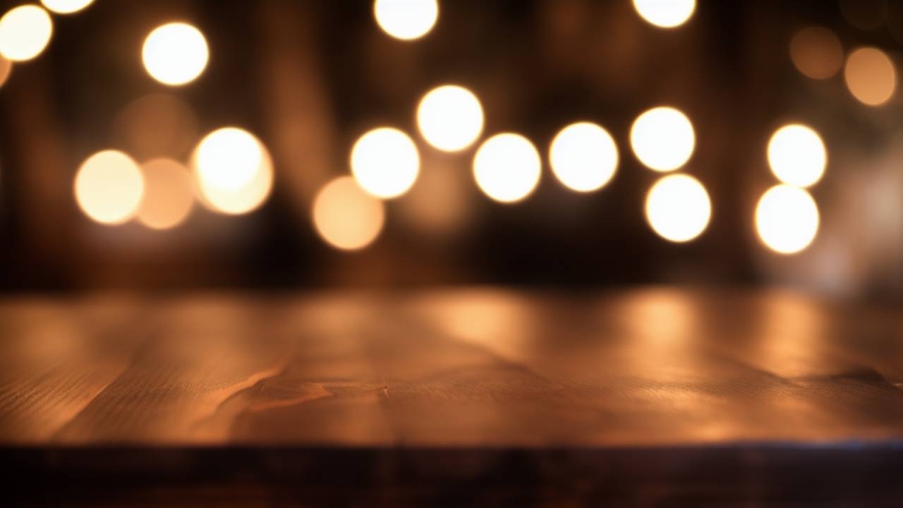 Fond brun bokeh