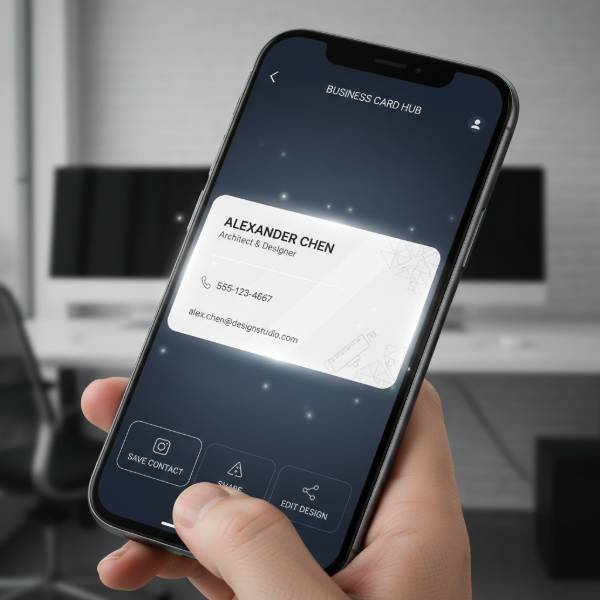 Card Displayed in App
