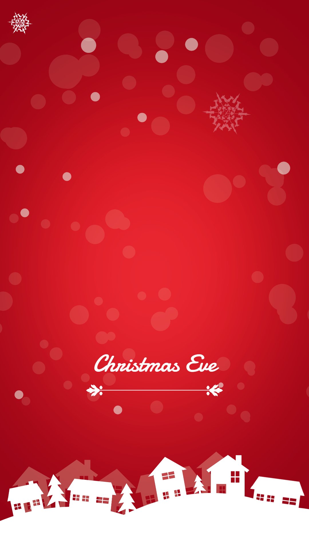Christmas Eve Mobile Wallpaper Template