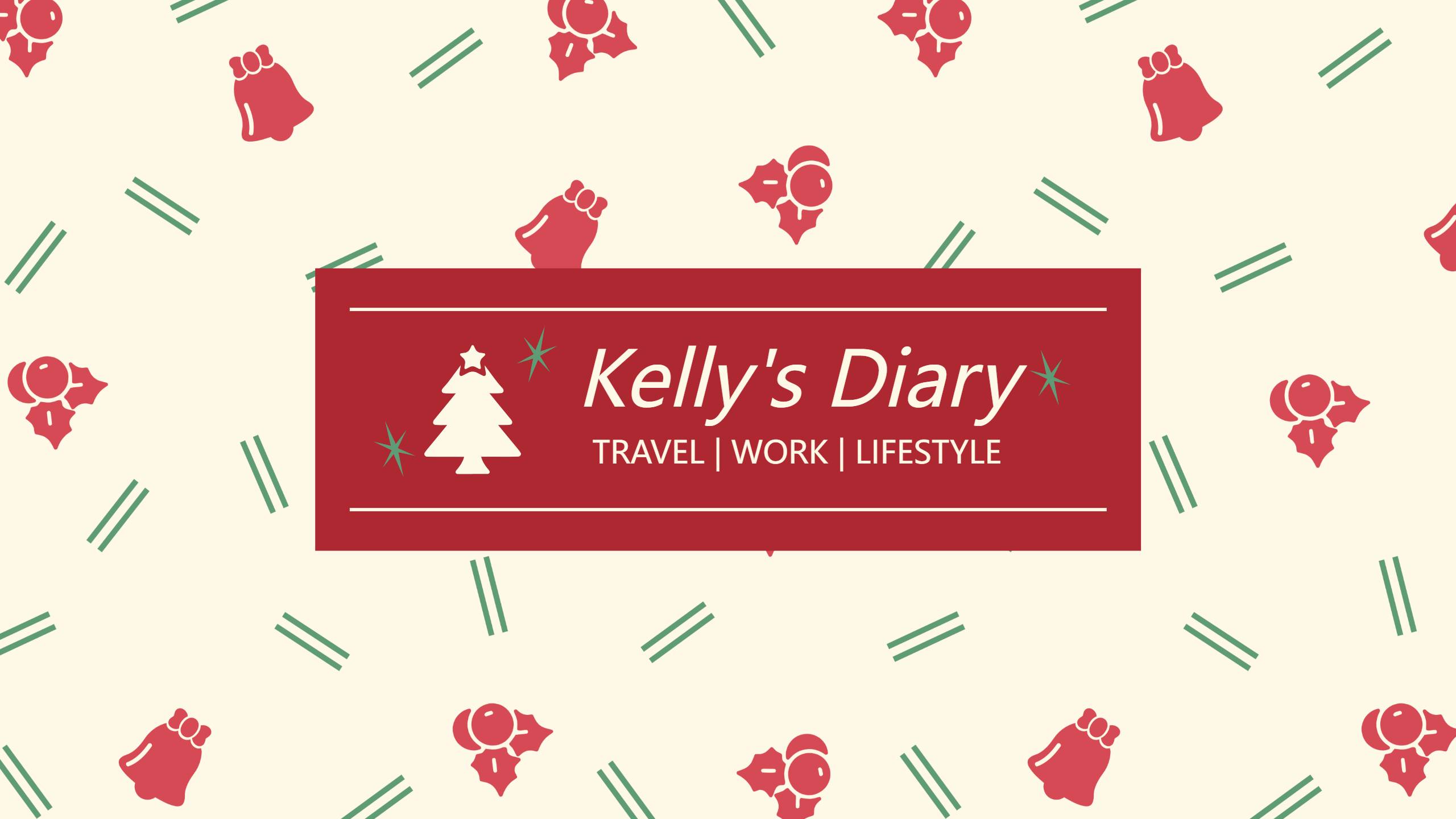 Christmas Pattern Background You Tube banner