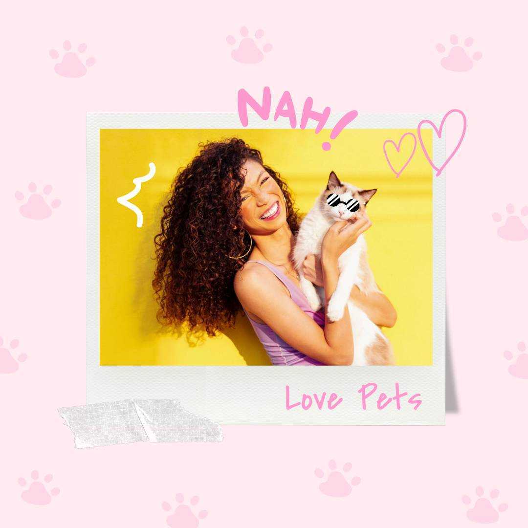 Colagem de Fotografia Fofa Cor-de-Rosa Instagram Post