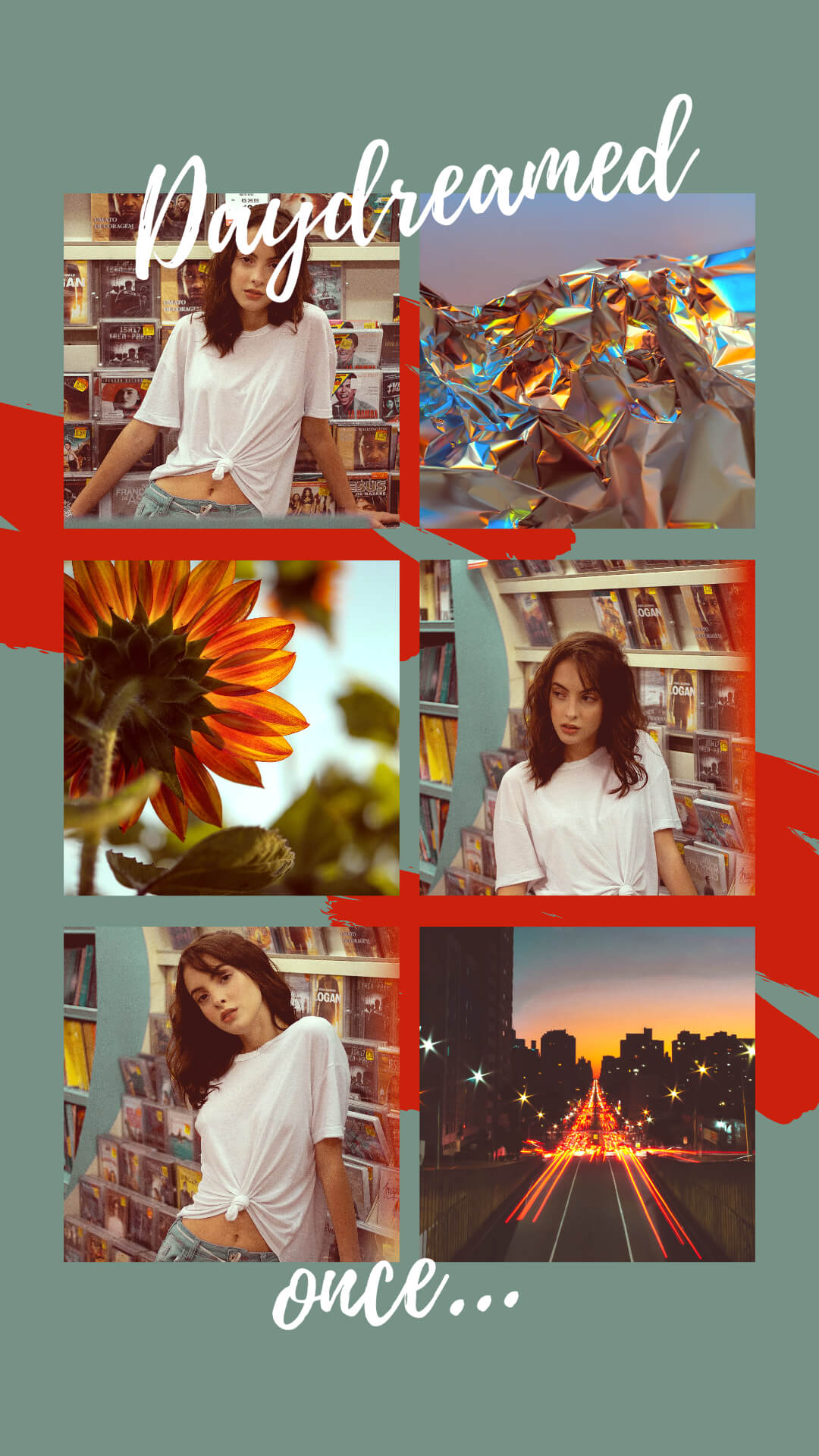 Collage Mobile Wallpaper Template