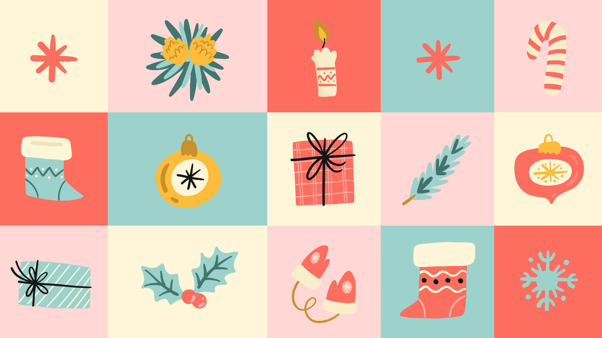 Collage Wallpaper Template