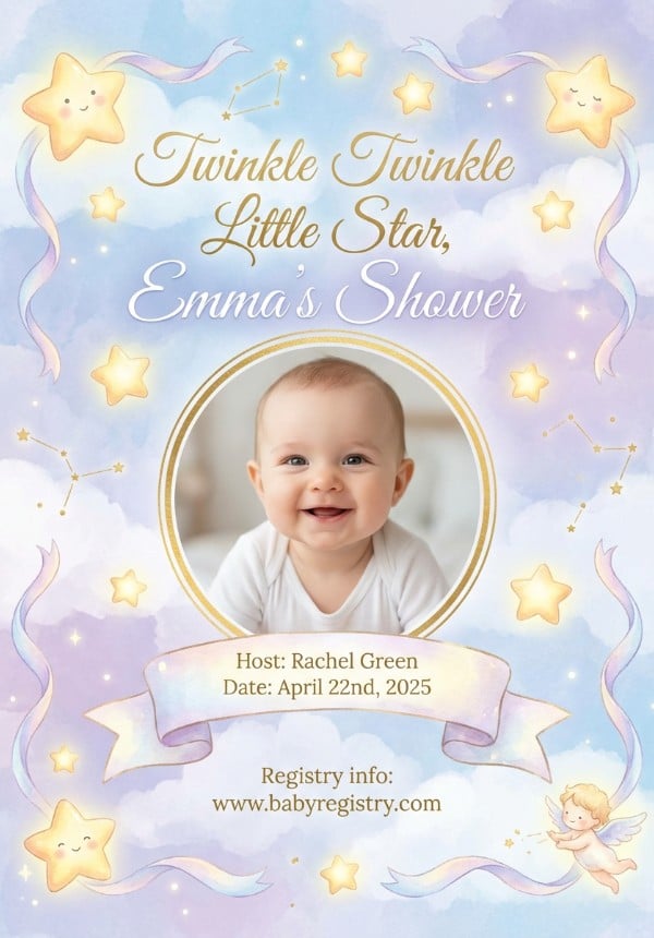 Cute Baby Shower Invite