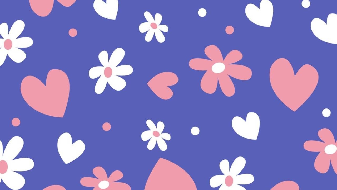 Fond de modèle de dessin animé mignon