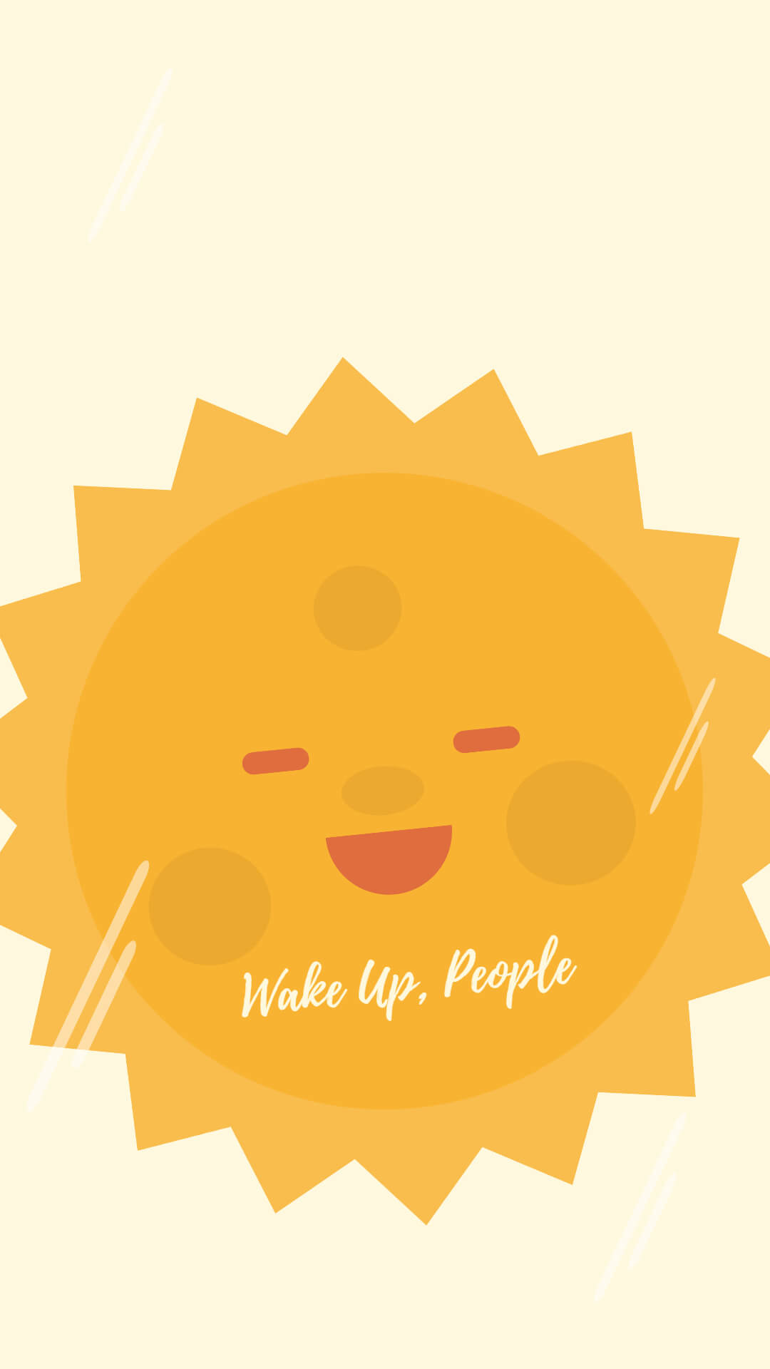 Cute Mobile Wallpaper Template
