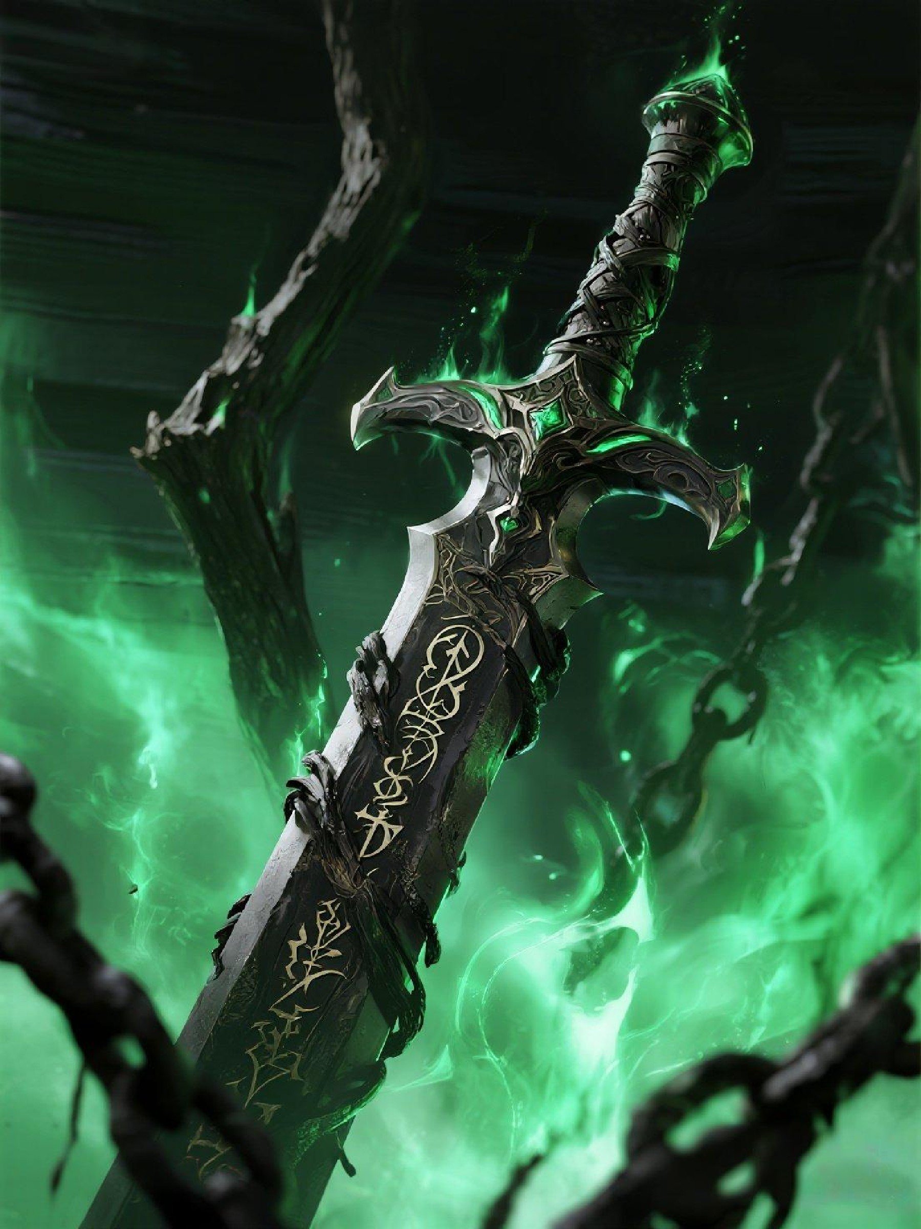 Dark Fantasy Sword Art