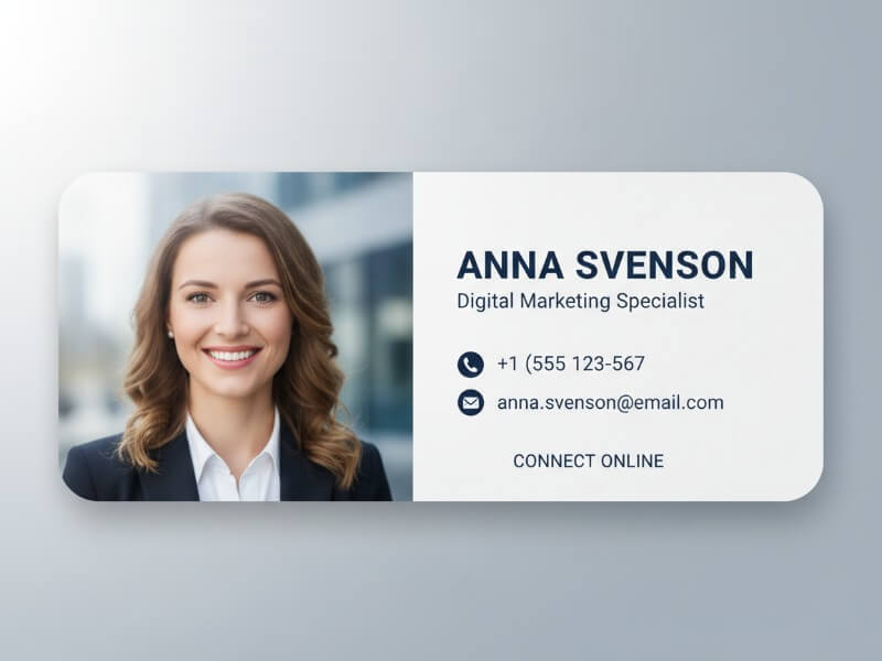 Digital Sharing Business Card