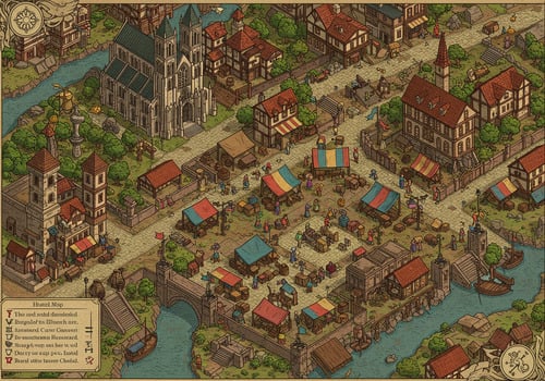 DnD Map Generator AI Online Free - DnD City Map Generator 