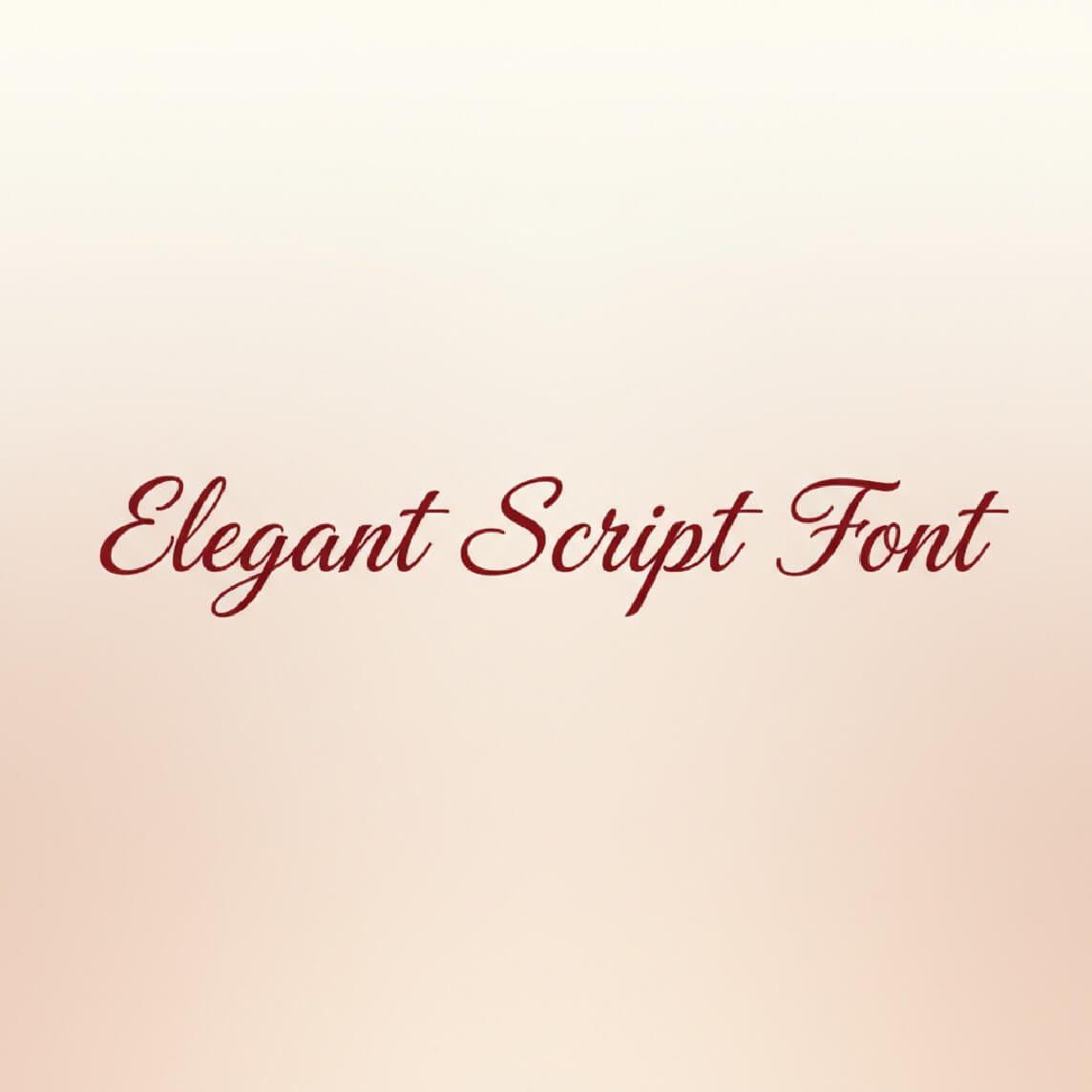 Elegant Script Logo Font