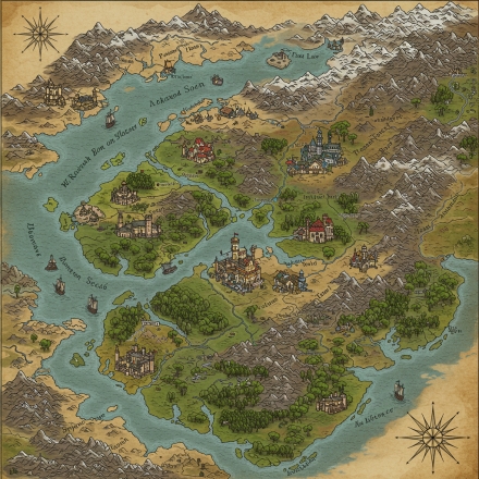 Fantasy Country Map