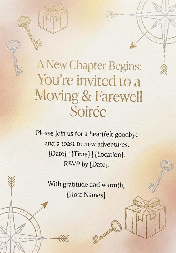 Farewell Party Invitation