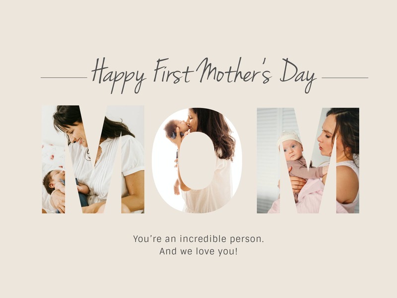 First Mothers Day Card