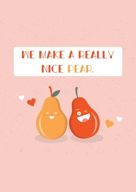 Funny Illustrative We Made a Really Nice Pearl Valentines Day Poster