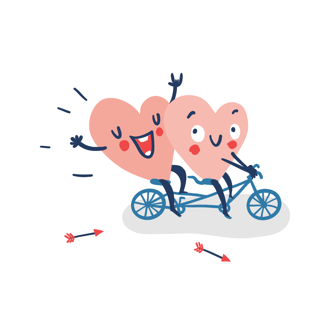 Funny Love Heart Clipart for Valentine