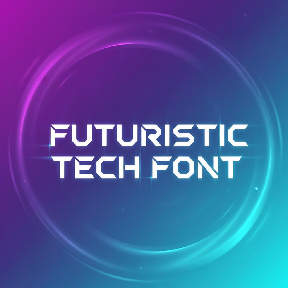 Futuristic Tech Logo Font