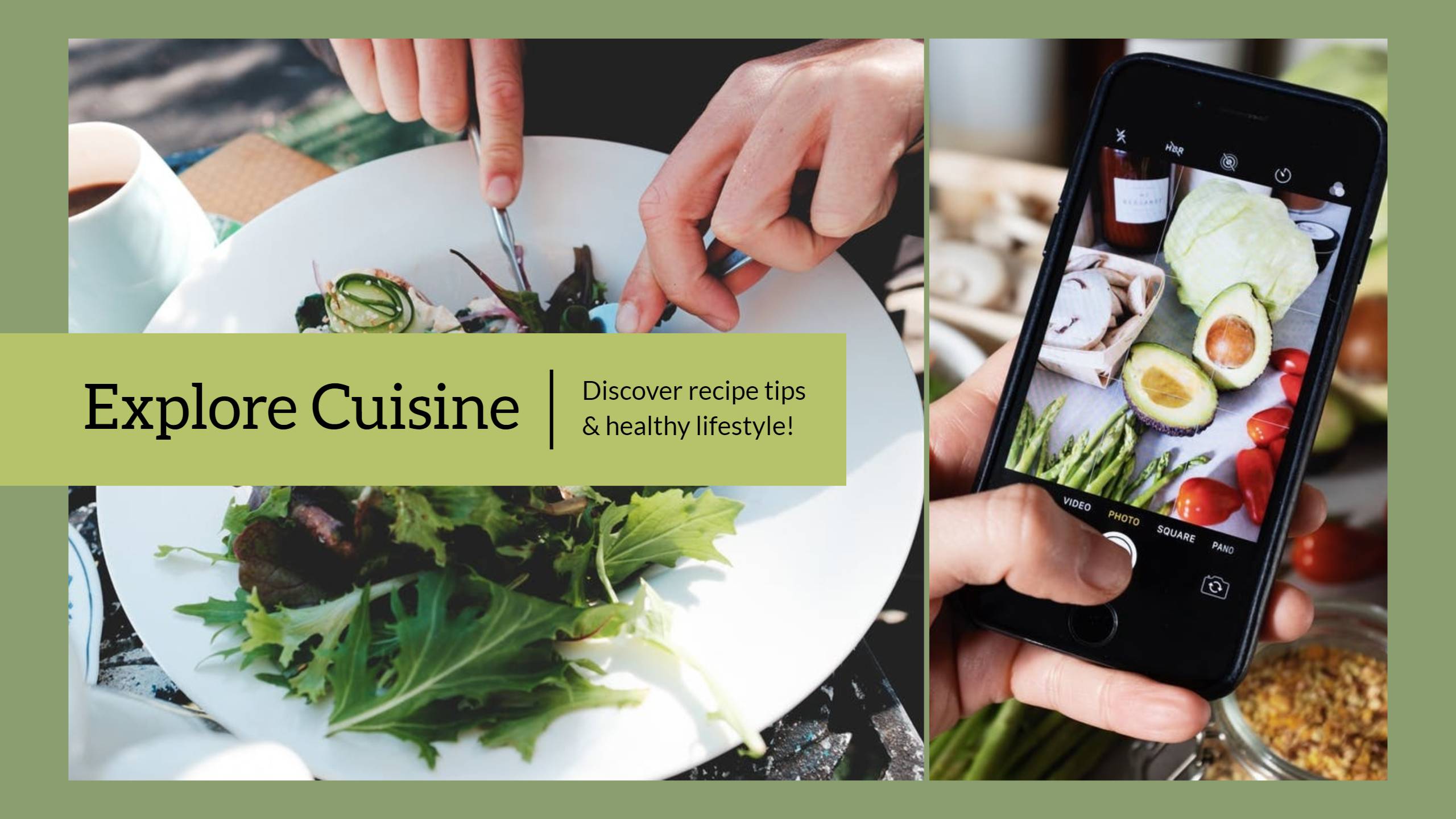 Green Explore Cuisine You Tube banner