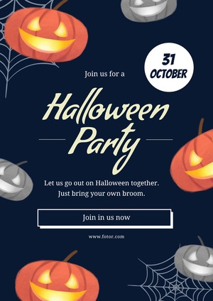 Halloween Party Poster Design